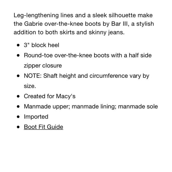 Bar III Gabrie Tall Boot - Picture 7 of 7